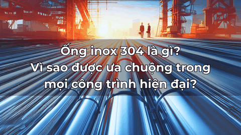 Ống inox 304 là gì? Vì sao được ưa chuộng trong mọi công trình hiện đại?