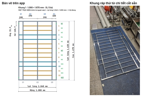 Cách Tính Vật Tư Khung Bảo Vệ Inox: Chia Nan, Đếm Cây Cho Đúng