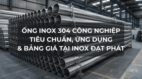 Ống Inox 304 Công Nghiệp – Tiêu Chuẩn, Ứng Dụng & Bảng Giá Tại Inox Đạt Phát