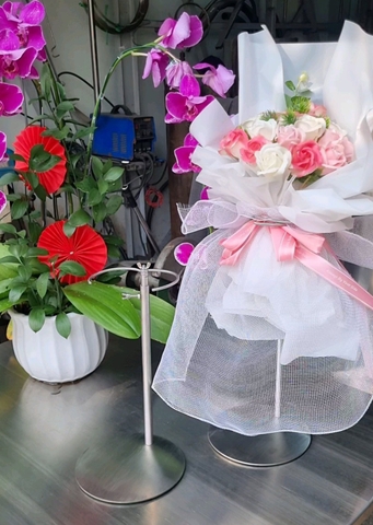 Đế trưng bày bó hoa Inox 304 cao cấp