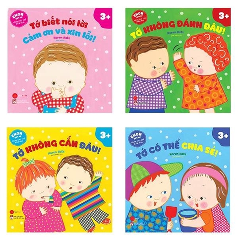Bộ 4 Cuốn Ehon Ứng Xử