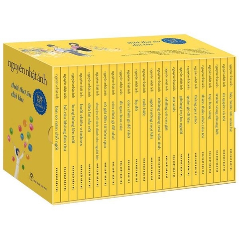 Boxset 24 Cuốn - Thời Thơ Ấu Dài Lâu (Phiên Bản Boxset Vàng Ấm Áp) - Nguyễn Nhật Ánh