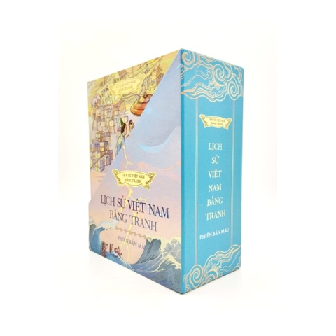 Boxset Lịch Sử Việt Nam Bằng Tranh - Bản Màu - Bìa Cứng (Hộp 8 Cuốn)