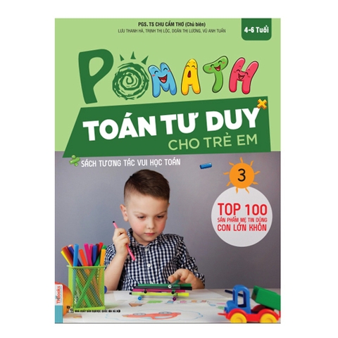 POMath Toán Tư Duy Cho Trẻ Em 4-6 Tuổi - Tập 3