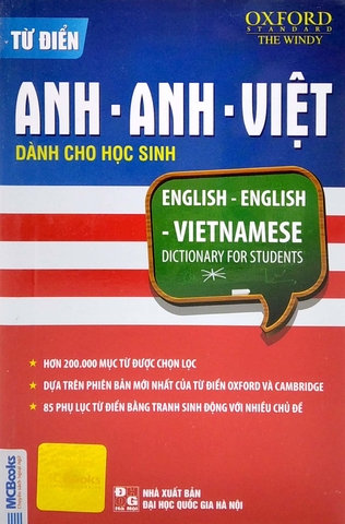 Từ Điển Anh Anh Việt Dành Cho Học Sinh (Bìa Xanh Đỏ)