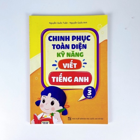Combo Chinh Phục Toàn Diện Kỹ Năng Viết Tiếng Anh Lớp 3 ( Tập 1,2)