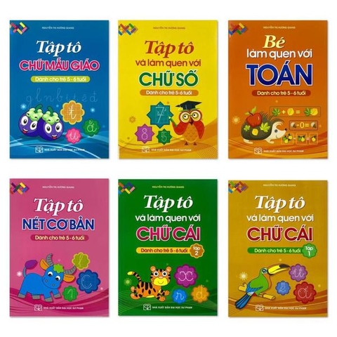 Combo Túi Học Mà Chơi Chơi Mà Học - 6 Cuốn (5-6 Tuổi)