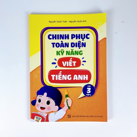 Combo Chinh Phục Toàn Diện Kỹ Năng Viết Tiếng Anh Lớp 3 ( Tập 1,2)