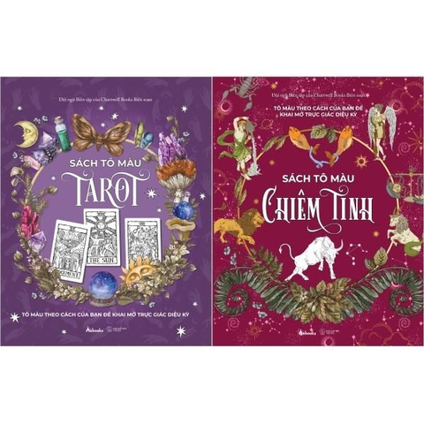 Combo Tô Màu Tâm Linh - Tô Màu Theo Cách Của Bạn Để Khai Mở Trực Giác Diệu Kỳ