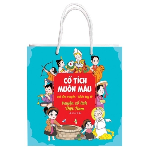 Cổ Tích Muôn Màu - Vui Đọc Truyện, Khéo Tay Tô - Truyện Cổ Tích Việt Nam ( Túi 8C )
