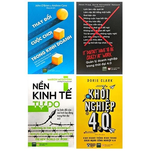 Bộ Phát Triển Doanh Nghiệp Thời 4.0 (Bộ 4 Cuốn)