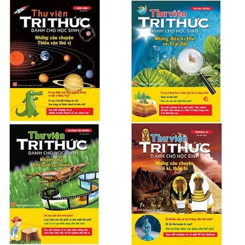 Thư Viện Tri Thức Dành Cho Học Sinh (Hộp 4 Cuốn)