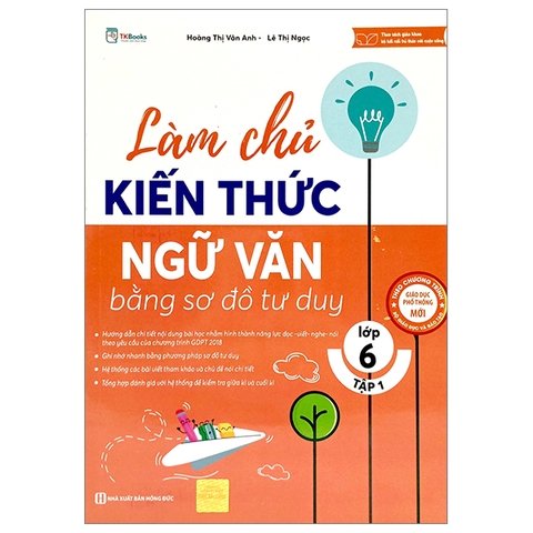 Làm Chủ Kiến Thức Ngữ Văn Bằng Sơ Đồ Tư Duy Lớp 6 - Tập 1