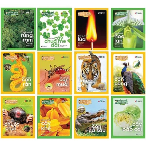 Bộ Khám Phá Tự Nhiên Quanh Em ( Trọn Bộ 12 Cuốn )