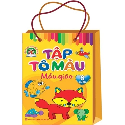 Tập Tô Màu Mẫu Giáo ( Túi 8 Cuốn )