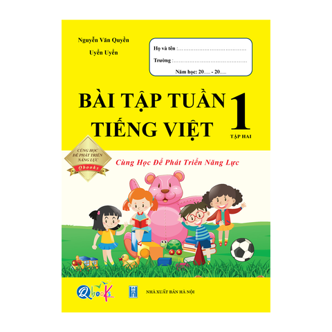 Bài Tập Tuần TIẾNG VIỆT 1 - Tập 2 - Cánh Diều