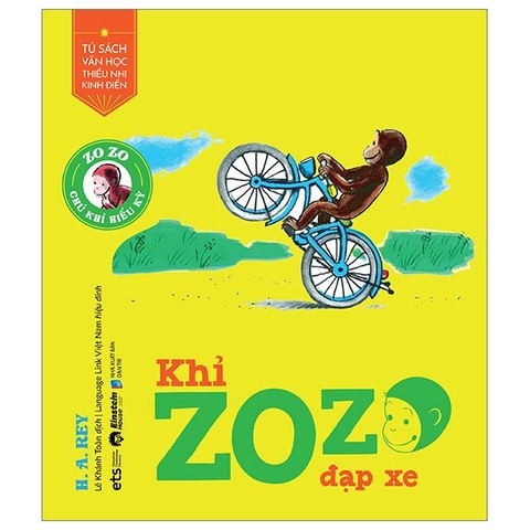Tủ Sách Văn Học Thiếu Nhi Kinh Điển - Zozo Chú Khỉ Hiếu Kỳ - Khỉ Zozo Đạp Xe
