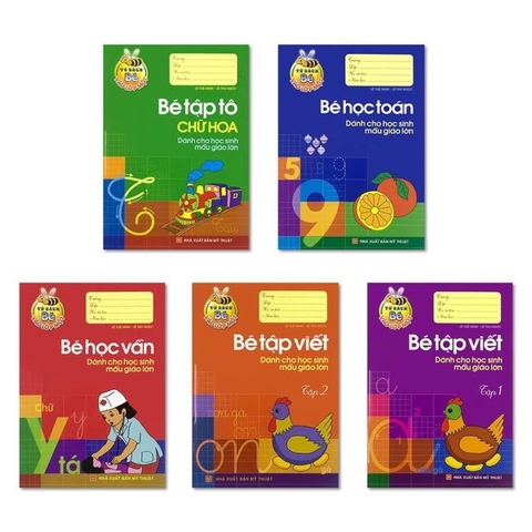 Chuẩn Bị Cho Bé Vào Lớp 1 ( Túi 5 Cuốn)