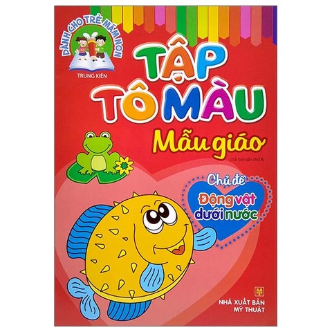 Tập Tô Màu Mẫu Giáo - Chủ Đề Động Vật Sống Dưới Nước