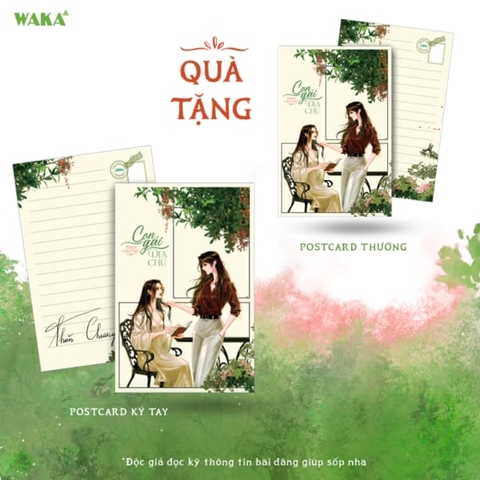 Con gái địa chủ - Sách Postcard ký tay