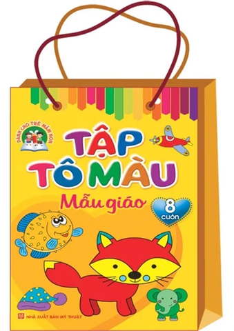 Tập Tô Màu Mẫu Giáo ( Túi 8 Cuốn )