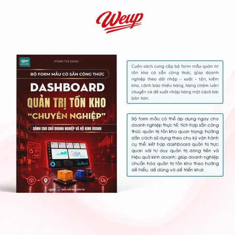 Bộ Form Mẫu Có Sẵn Công Thức - Dashboard Quản Trị Tồn Kho 