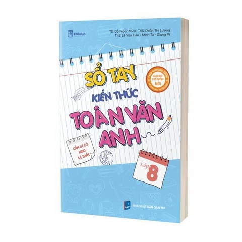 Sổ tay kiến thức Toán Văn Anh lớp 8