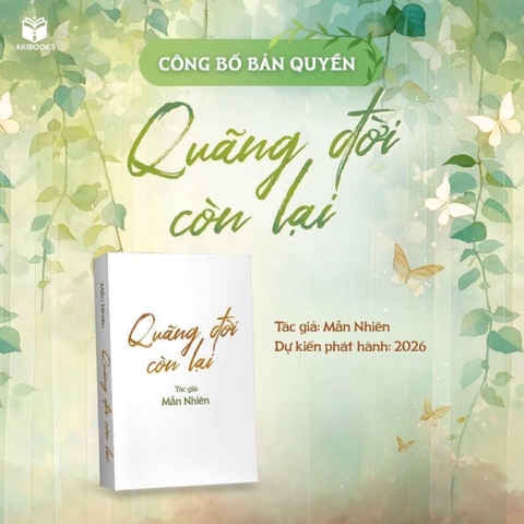 [Pre-Order] Quãng Đời Còn Lại - Tập 1 - Bản Thường
