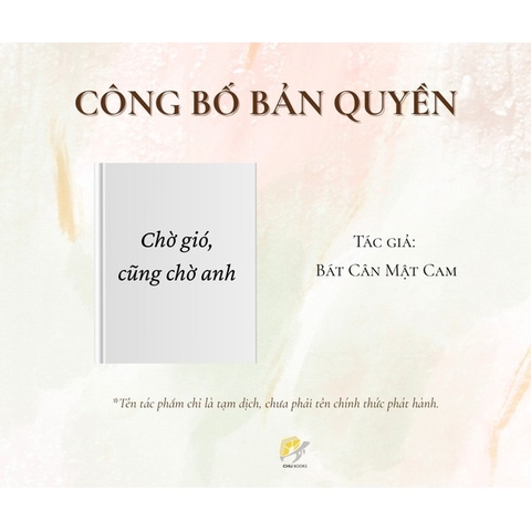 Chờ Gió, Cũng Chờ Anh