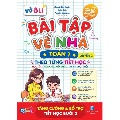 Vở Ô Li Bài Tập Về Nhà Toán Lớp 1 - Quyển 2