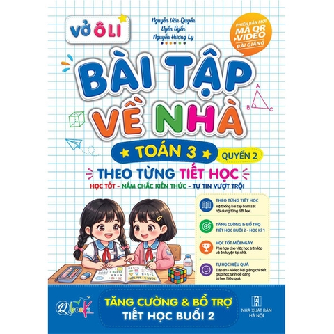 Vở Ô Li Bài Tập Về Nhà Toán Lớp 3 - Quyển 2