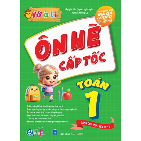 Vở Ô Li Ôn Hè Cấp Tốc - Lớp 1 Lên 2 - Toán