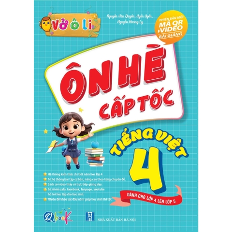 Vở Ô Li Ôn Hè Cấp Tốc - Lớp 4 Lên 5 - Tiếng Việt