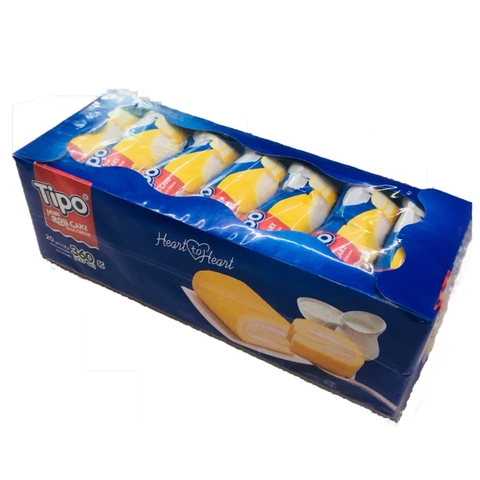 Bánh bông lan cuộn kem sữa, Tipo-Hữu Nghị, hộp (360g),