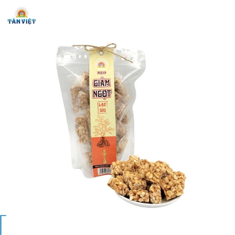 Kẹo lạc sìu, giảm ngọt-Tân Việt, gói (250g).