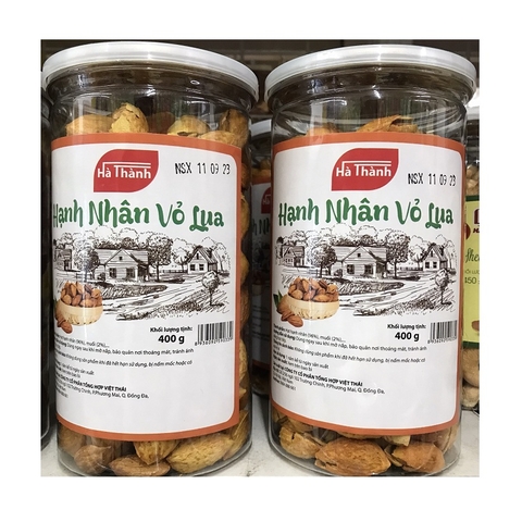 Hạt hạnh nhân vỏ lụa-Hà Thành, hộp (400g),