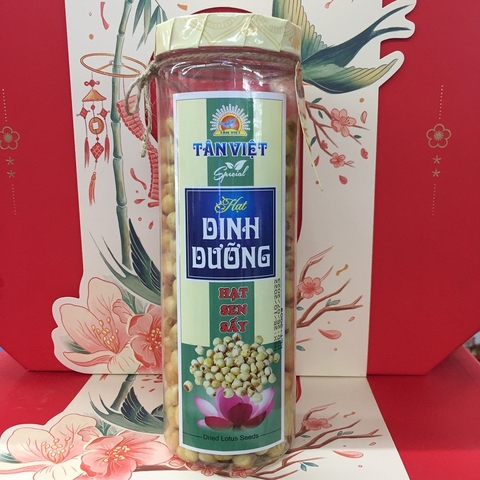 Hạt sen sấy Tân Việt, hộp ống (300g),