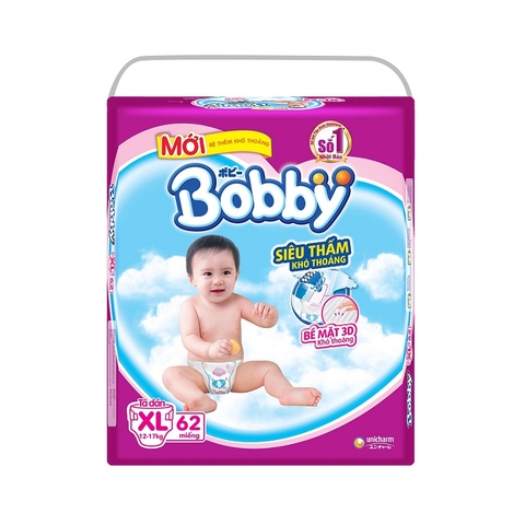 Tã dán Bobby siêu mỏng XL62