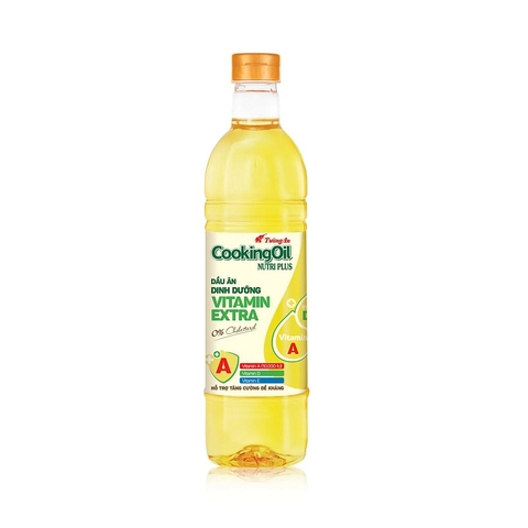 Dầu ăn Cooking Nutri Plus-Tường An, chai (1lít),