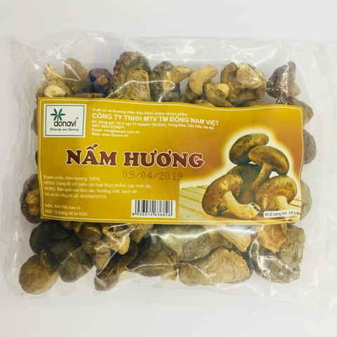 Nấm Hương-Donavi, túi (100g)