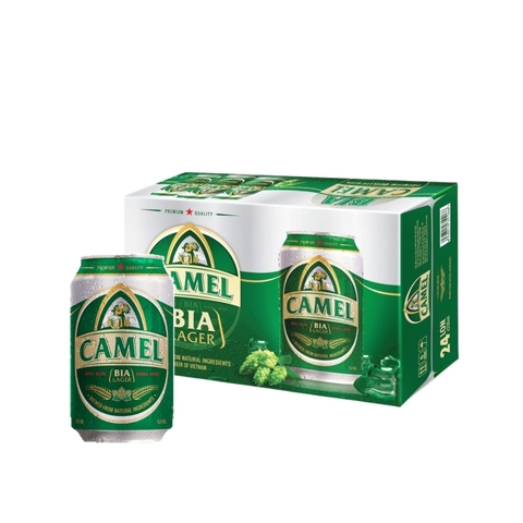 Bia Camel Lager (xanh), thùng (24*330ml, 4.5%)