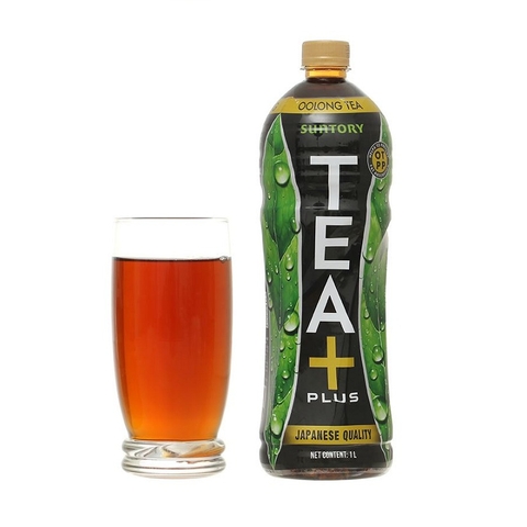 Nước ngọt Trà Olong Tea Plus, chai (1lít).