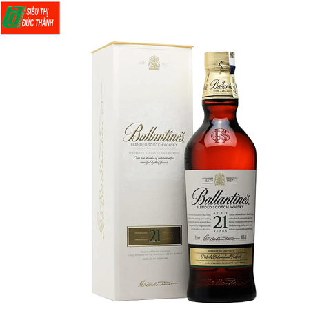 Rượu Ballantines 21 Years Balended Scotch Whisky, hộp (700ml, 40%).