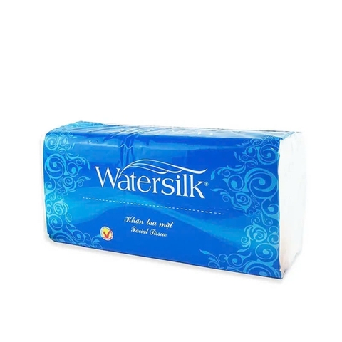 Giấy ăn Watersilk vuông (200*200mm/200tờ, 2 lớp).
