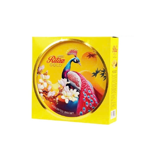 Bánh quy Ritaz Gold thập cẩm-Malaysia, hộp thiếc (315g),