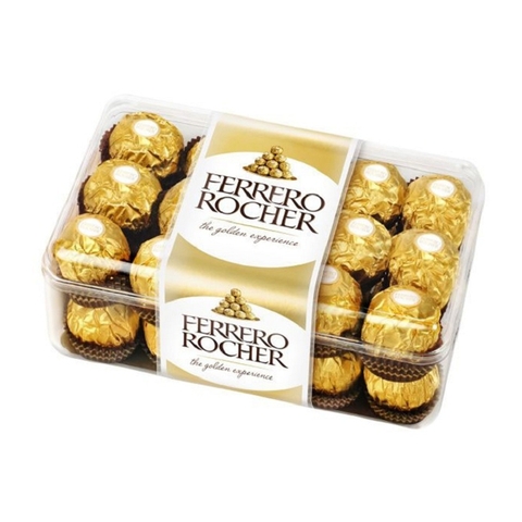 Kẹo Socola Ferrero Rocher-Ý, hộp (375g).
