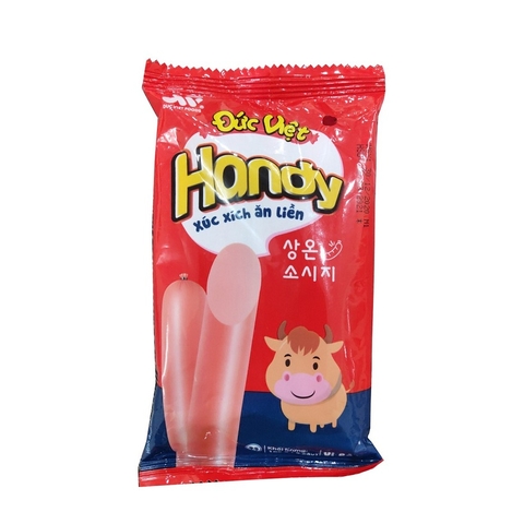 Xúc xích ăn liền Handy, vị bò-Đức Việt (105g/5*21g).