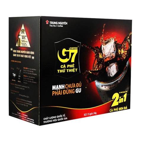 Cà phê đen đá G7 2in1-Trung Nguyên (240g/15gói*16g).