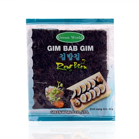 Rong biển cuộn cơm Gim Bag Gim-Green World, gói (20g),