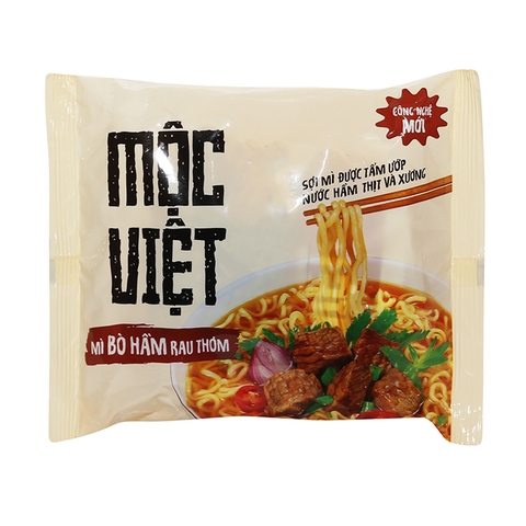 Mì Mộc Việt, mì Bò hầm rau thơm (75g),